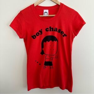 ANGRY LITTLE GIRLS boy chaser graphic tee
